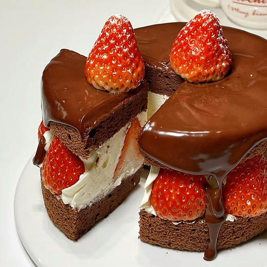 【圣诞系列】冬日限定生巧草莓蛋糕，在这个圣诞季为您带来恰到好处的甜蜜~~ 商品图3