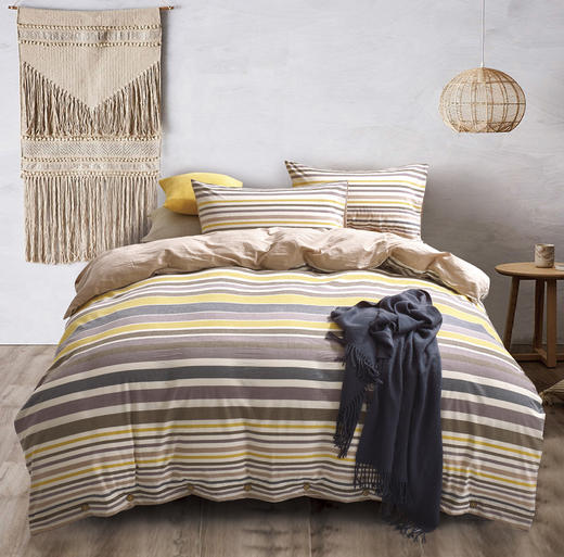 【远梦】日式水洗纯棉三件套 商品图0