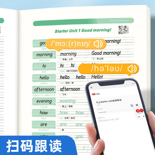 衡水体英语练字帖七八九年级上下册课本同步人教版男女生漂亮字体 商品图2