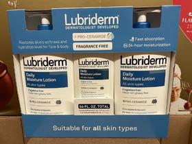 特价279元/3瓶装 美国产Lubriderm身体乳液润肤乳709ml*2+177ml！美国代购，无中文标签，介意慎拍