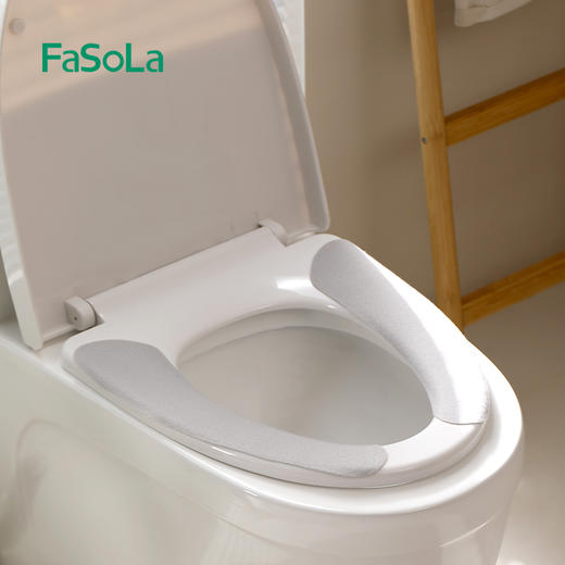 FaSoLa马桶坐垫夏天家用夏季薄款防水马桶贴圈坐便垫马桶套一次性粘贴垫 商品图5