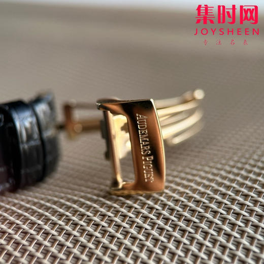 【美洲鳄鱼皮表带】AP爱彼皇家橡树系列67601 女士石英腕表 商品图7