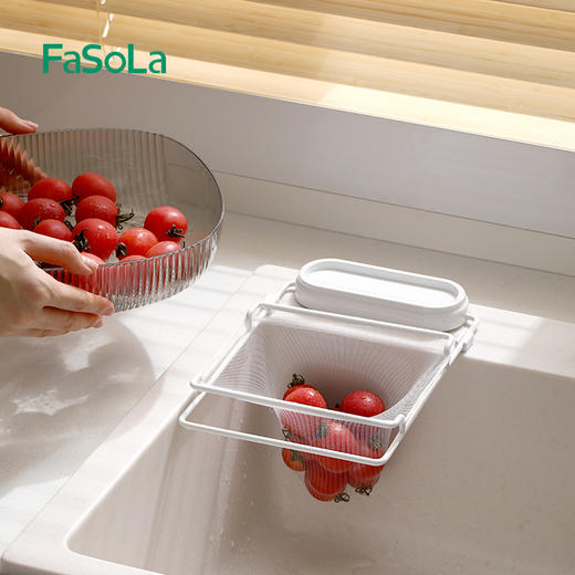 FaSoLa厨房水槽过滤网沥水架一次性剩菜剩饭网兜厨余垃圾洗碗盆水池漏网 商品图5