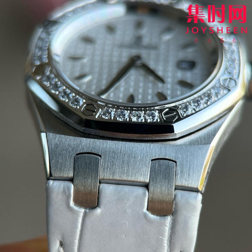 【美洲鳄鱼皮表带】AP爱彼皇家橡树系列67601 女士石英腕表 商品图5