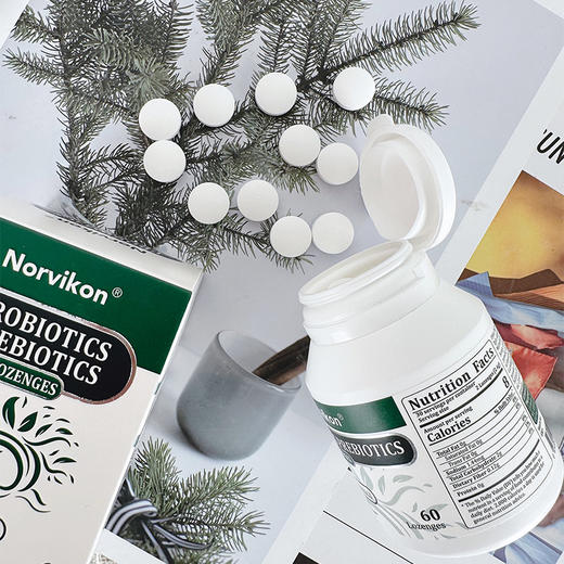 诺维肯四联益生菌益生元片72g（1.2g×60片） 1瓶 商品图1