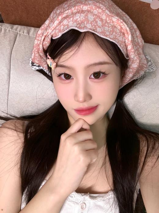 Puff girl日抛美瞳 脸红兔兔 14.2mm 商品图3