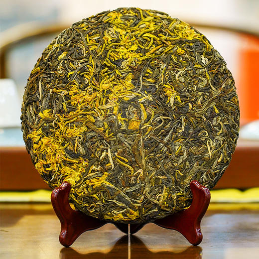 【双12年终好物】【班章石斛】古寨春自主研发产品云南普洱茶云南铁皮石斛的邂逅 357g/饼 5饼/提 20饼/件 商品图9