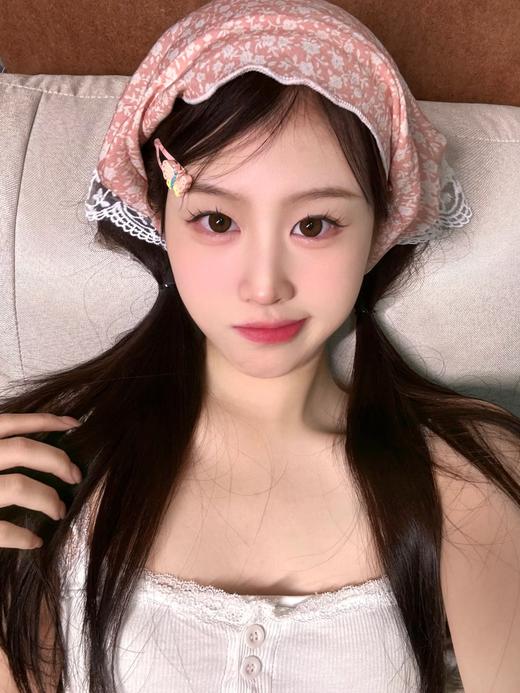 Puff girl日抛美瞳 脸红兔兔 14.2mm 商品图1