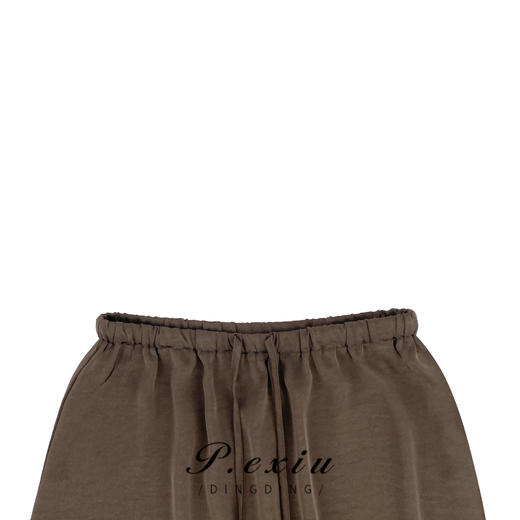 04-1潘依绣丁丁宠粉蕾丝抽绳松紧腰气质百搭显瘦半身裙 Q16723 商品图2