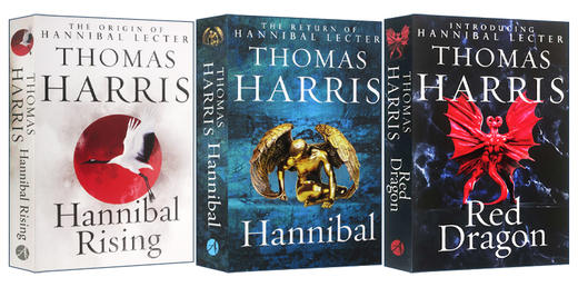 沉默的羔羊系列3本套装 英文原版 Hannibal Lecter Series 好莱坞同名电影 英文版心理悬疑小说 汉尼拔 现货正版进口原版英语书籍 商品图0