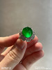 老坑玻璃种艳绿蛋面戒指【3076312】具体价格微信咨询 商品缩略图1
