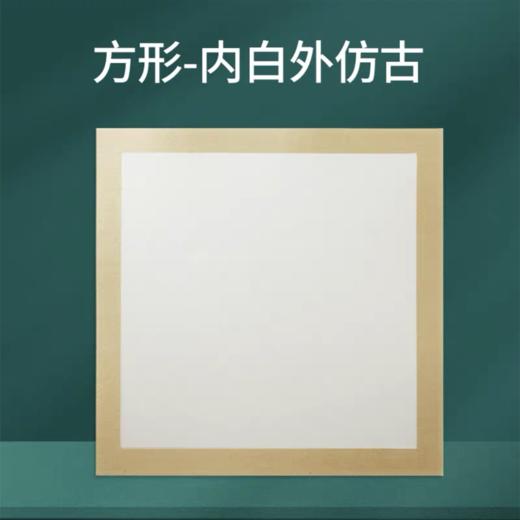 国画宣纸卡纸33×33cm10张/包 半生熟书法作品纸水墨画毛笔美术正方形内白外仿古工笔画画裱框加厚画纸 商品图6