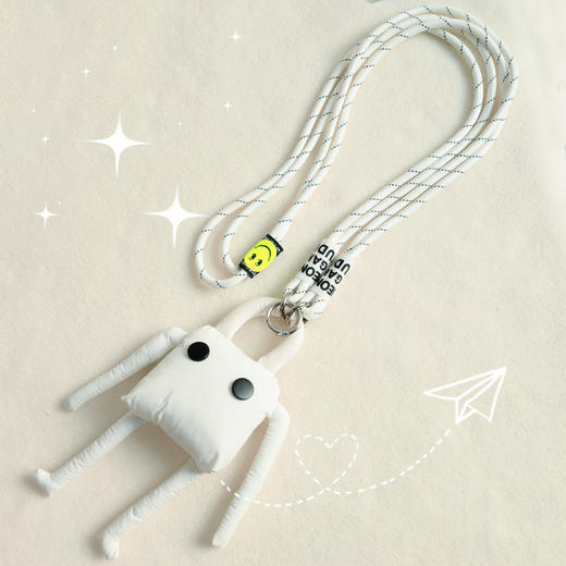 ESCASE 手机挂绳斜挎萌宠机器人挂绳 商品图1