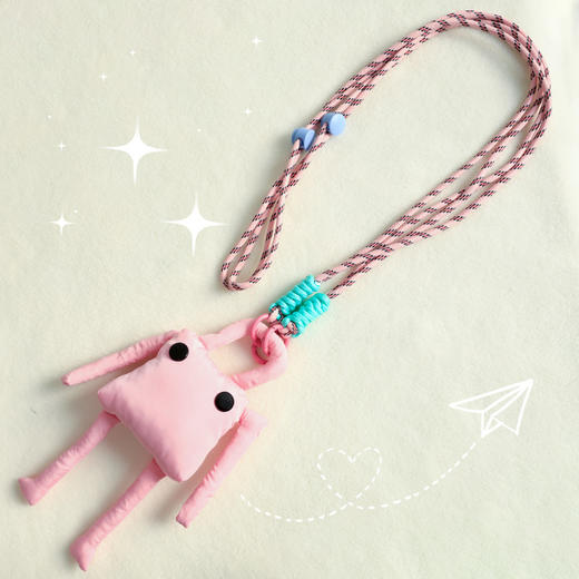 ESCASE 手机挂绳斜挎萌宠机器人挂绳 商品图3