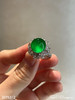 老坑玻璃种艳绿蛋面戒指【3076312】具体价格微信咨询 商品缩略图0