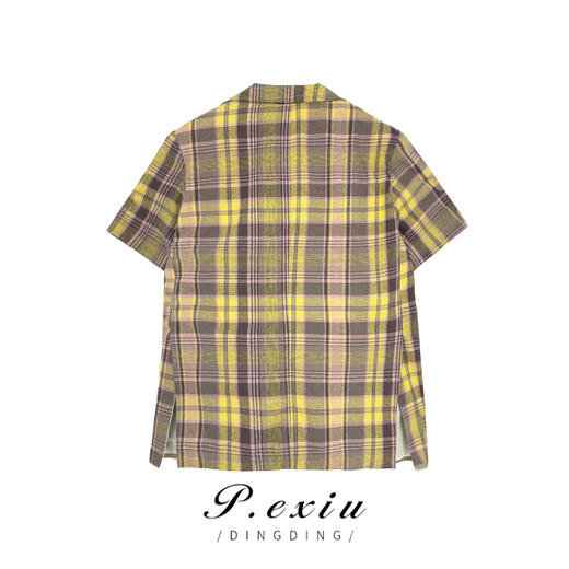 01-1 潘依绣丁丁宠粉夏季新款时尚休闲百搭显瘦格子西服外套 Q05021 商品图1