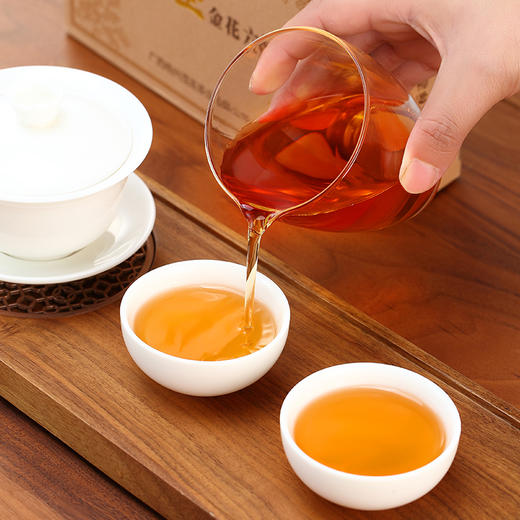 茂圣丨金花六堡砖 广西六堡茶 黑茶 2015年原料 960g 商品图2
