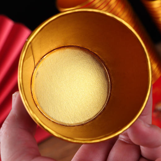 2024龙年新春一次性纸杯批发加厚纸杯家用结婚新年用品纸杯子茶杯 商品图3