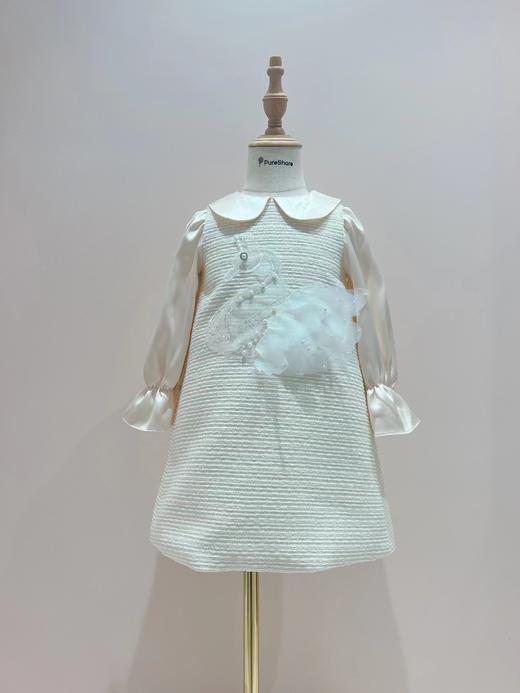 天鹅长袖连衣裙 商品图4