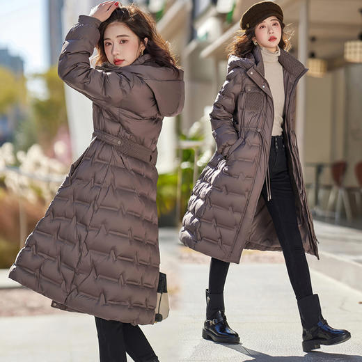 气质修身，冬日暖炉定制面料白鸭绒羽绒服HR-BX2399 商品图0