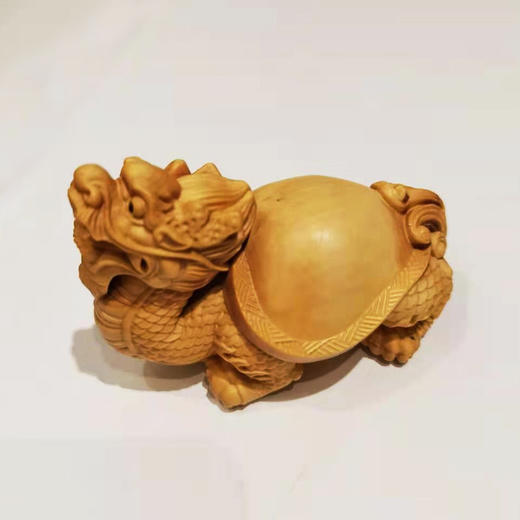 龙龟°黄杨木小摆件 商品图0