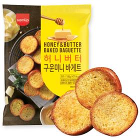 三立蜂蜜黄油面包干100g삼립 허니버터 구운미니 바게트