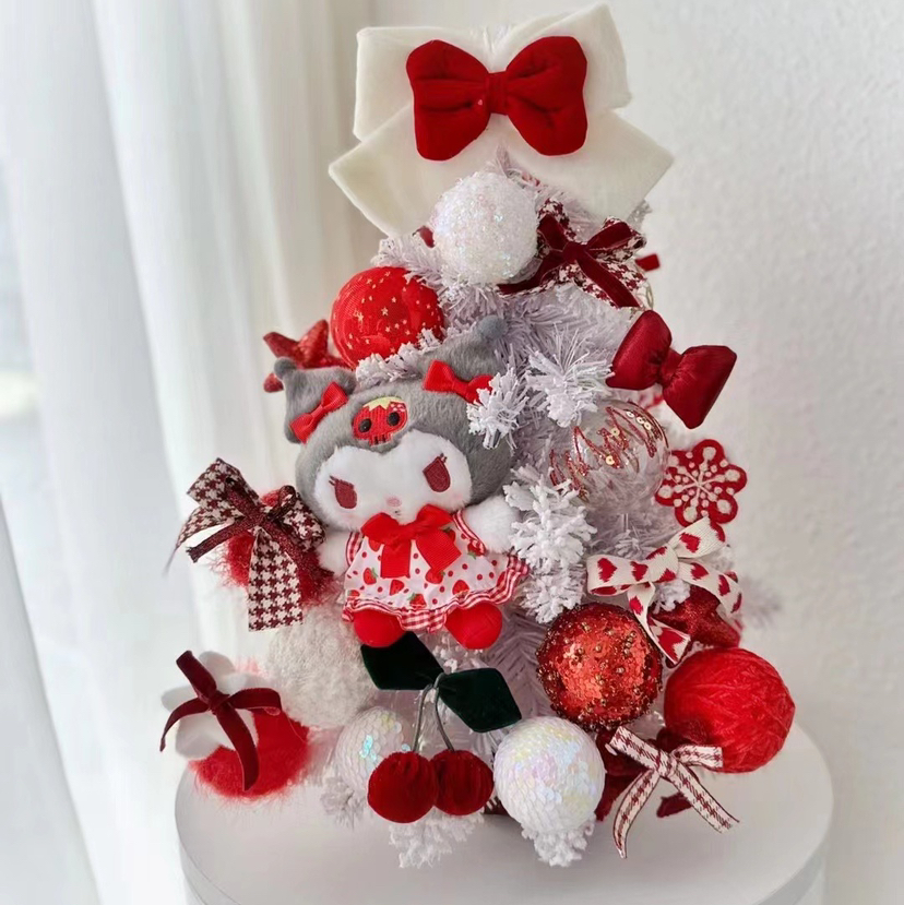 23圣诞树家用迷你儿童圣诞装饰礼物小型ins风圣诞节桌面摆件网红