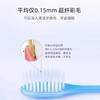 日本进口Clesh双重植毛牙刷超细毛/宽头 1支装 颜色随机 商品缩略图4