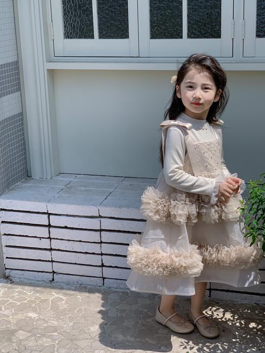 珍珠背带蓬蓬裙 商品图0