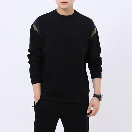 【加厚空气层卫衣】男士圆领套头卫衣  抗起球挺阔有型外穿卫衣上衣 商品图2