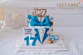 1027CAKE | 翻糖装饰 领结蛋糕 男生