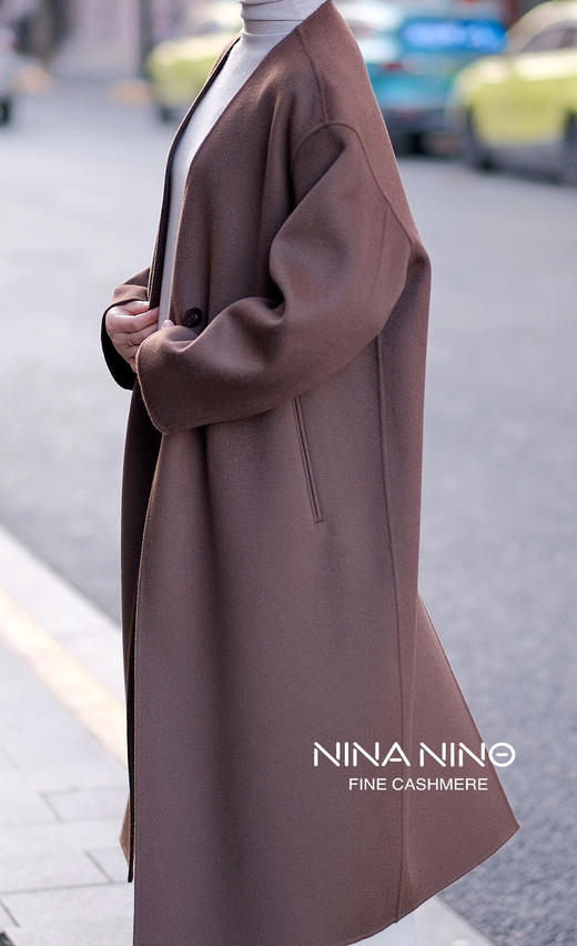 V领长大衣 商品图3