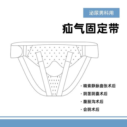 【精曲固定带】泌尿男科专用疝气固定带 固定敷料/方便换药/承托阴囊、精曲术后/阴囊术后/腹股沟术后/会阴术后 商品图0