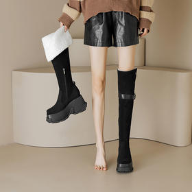 时尚个性，厚底加绒过膝靴MLD-AC686