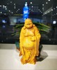 15cm中款 拿扇弥勒佛°黄杨木雕摆件 商品缩略图0