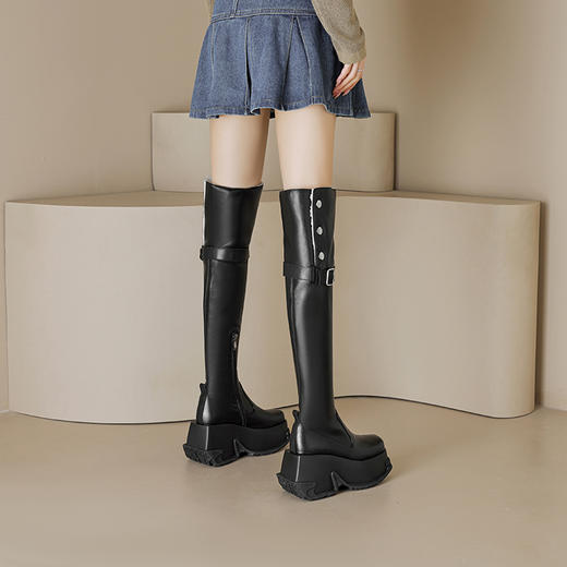 时尚个性，厚底加绒过膝靴MLD-AC686 商品图10