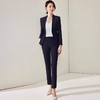 IWY/藏青色西装套裙气质女神范高端酒店前台接待职业工作服套装23CS377-L 商品缩略图3