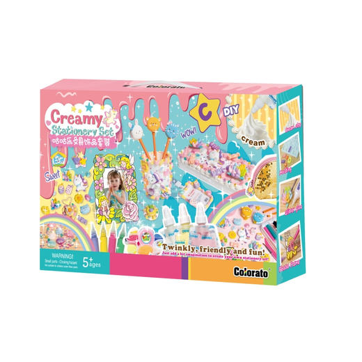 卡乐淘咕咕乐文具饰品套装女孩梳妆套装奶油胶玻璃胶DIY 商品图5