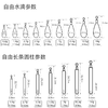 路亚钨钢自由钓组铅坠水滴形长条型高品质比重软虫饵吊坠圆柱配重 商品缩略图1