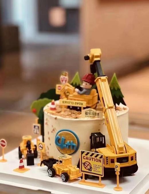 童趣吊车挖掘机蛋糕 商品图2