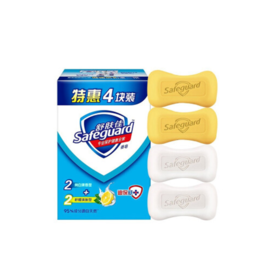 舒肤佳香皂2纯白+2柠檬105克