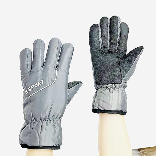 惠优选手套男士 颜色随机1付 冬季骑行电动车防寒加绒加厚保暖可触屏户外防风 商品图5