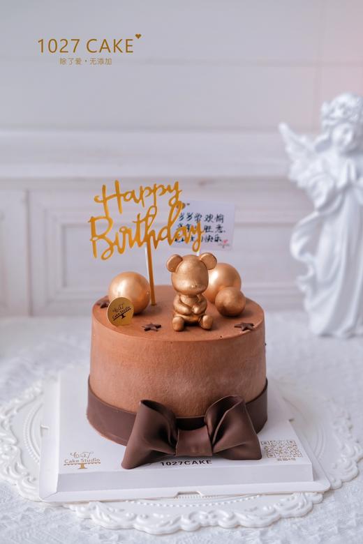 1027CAKE |  ins风  翻糖蝴蝶结装饰  暴力熊 商品图1