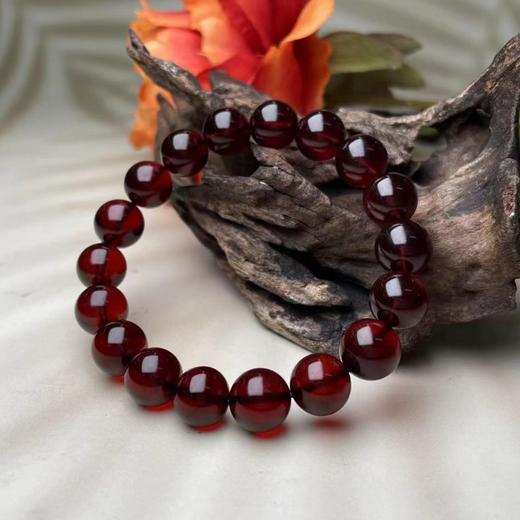 琥珀手串-缅珀血珀圆珠约10mm 商品图0