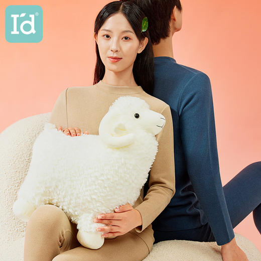 爱帝德绒保暖内衣中厚羊绒蚕丝发热加绒圆领秋衣秋裤套装 商品图5