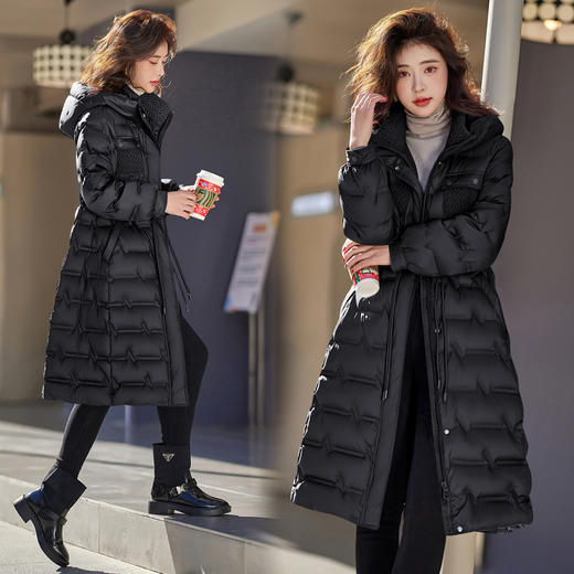 气质修身，冬日暖炉定制面料白鸭绒羽绒服HR-BX2399 商品图2