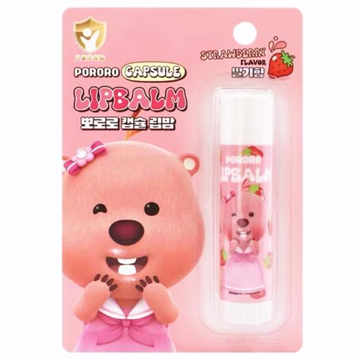 啵乐乐胶囊润唇膏草莓香4.2g뽀로로 캡슐 립밤 딸기향 商品图0