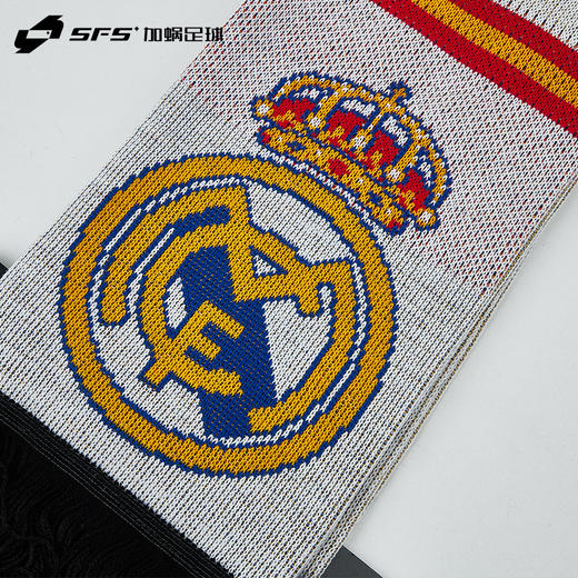 SFS正品 Adidas皇马官方助威球迷围巾冬季保暖防风围巾围脖 商品图3