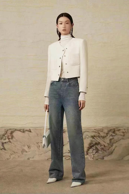 皓色绵羊毛外套上衣LZ3A60 商品图4