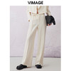 VIMAGE纬漫纪春季新款气质百搭显瘦高腰休闲直筒裤子V2105707 商品缩略图2